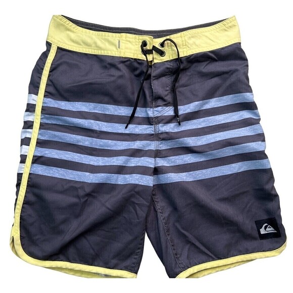 Quicksilver Men's Swimwear Board Shorts Tie Closure Back Pocket Size 28 - Picture 1 of 8